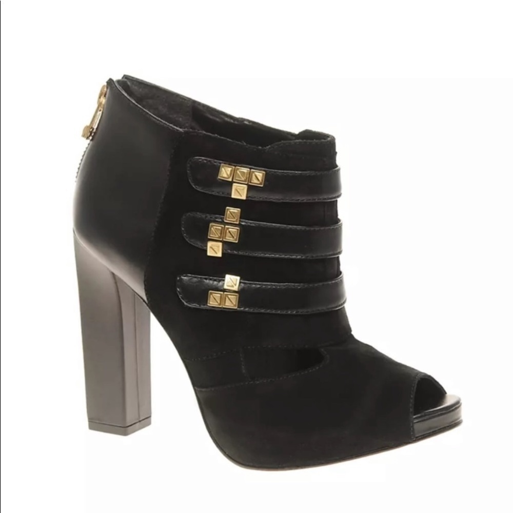 Kat Maconie Cordelia Tetris open toe booties size 7